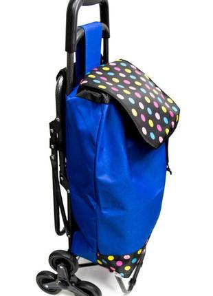 Кравчучка з сумкою, | колір №16 - синя з кольоровим горошком в...2 фото