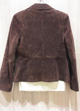 Vera pelle куртка шкіряна коричнева жакет оригінал італія розмір m2 фото