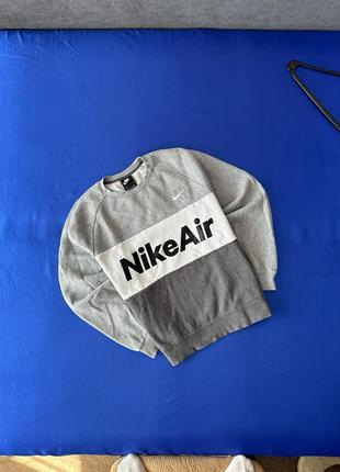 Свитшот nike air кофта худи термобелье зепка пайта куртка ветровка большой логотип swoosh air max air force tech fleece