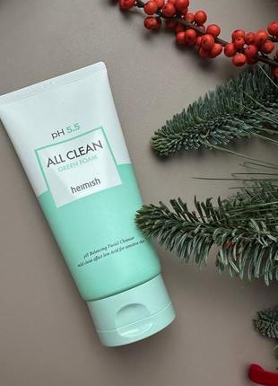 Heimish all clean green foam пенка для умывания