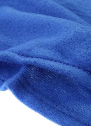 Теплий плед з рукавами snuggie синій 180x140 см, ковдра з рука...4 фото
