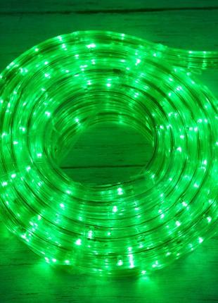 Уличная новогодняя гирлянда на 8 метров xmas rope light g зеле...