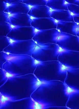 Світлодіодна гірлянда сітка xmas 180 led tet-b синя, гірлянда ...2 фото