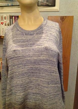 Натуральный свитшот - туника бренда livei, р. 50-52