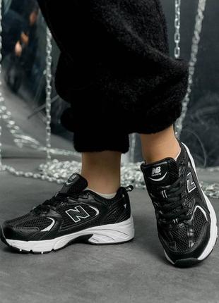 Кроссовки new balance 530 black base white