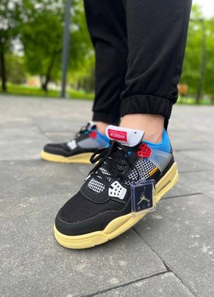 Air jordan 4 off noir5 фото