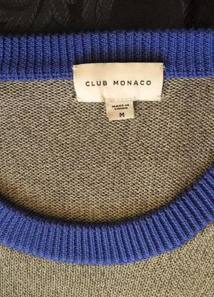 Mужской джемпер пуловер “club monacо”  м (50-52) хлопок3 фото