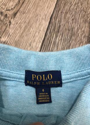 Футболка поло polo ralph lauren на 6-5 років 116-110 см3 фото