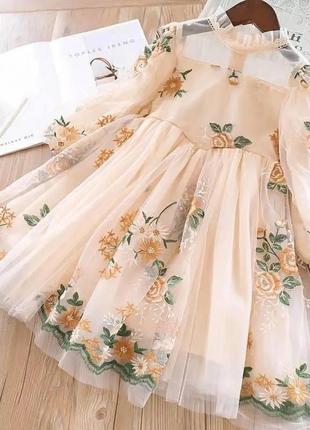 Стильна нарядна дитяча сукня