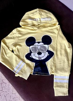 Укорочена худі с капюшоном