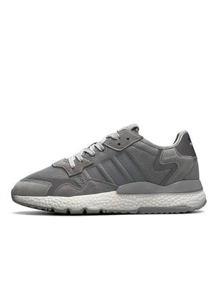 Мужские кроссовки адидас серые adidas nite jogger gray