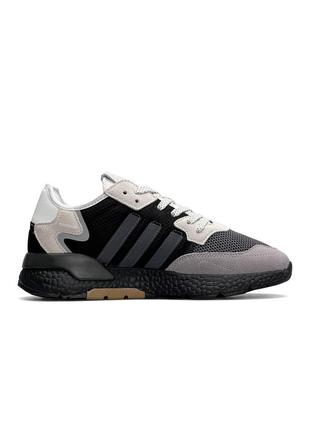 Чоловічі кросівки адідас adidas nite jogger black gray