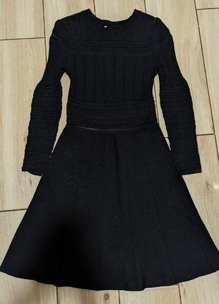 Платье в готическом стиле черная7 фото