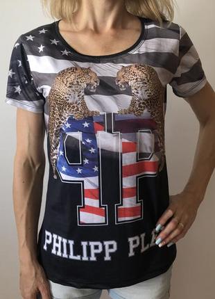 Футболка  philipp plein affliction chrome hearts philipp plein diesel