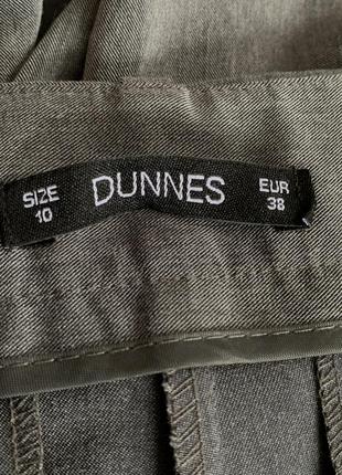 Классические строгие брюки брюки серого цвета размер m dunnes4 фото