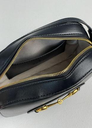 Шикарная молодежная сумка кросс боди черная  gucci брендована, фирменная в комплектации из кожи10 фото