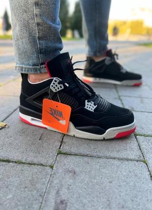 Nike air jordan 4 retro og "bred"1 фото