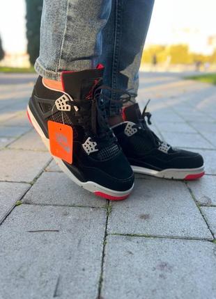 Nike air jordan 4 retro og "bred"8 фото