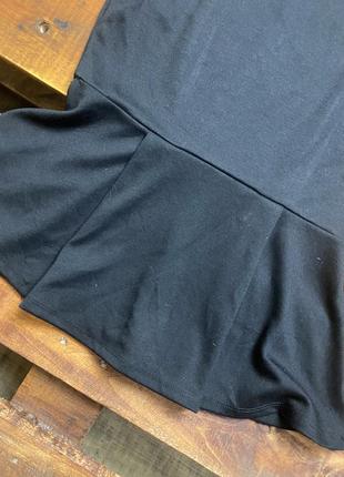 Жіноча футболка з баскою forever 21 (форевер 21 мрр ідеал оригінал чорна)4 фото