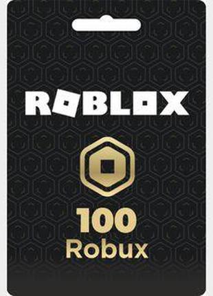 Roblox gift card: 100 robux