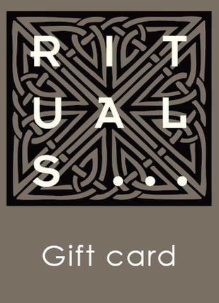 Rituals gift card 50 gbp - rituals key - united kingdom1 фото