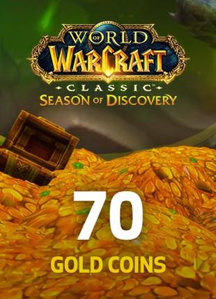 Wow classic season of discovery gold 70g - chaos bolt alliance...