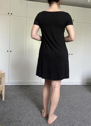 Черное платье stradivarius6 фото
