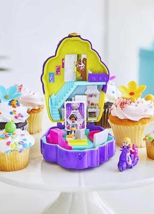 Ігровий набір polly pocket вечірка тортиків pocket world cupca...2 фото