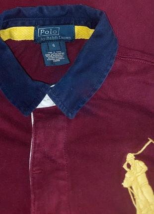 Фирменное поло с длинными рукава бордового цвета polo ralph lauren, 💯 оригинал3 фото