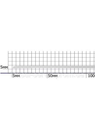 Гумка біла плоска 3мм (100м) код/артикул 190 01098
