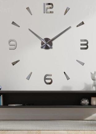 60-130 см, 3d часы, часы на стену цифры, часы с подвижной стре...5 фото