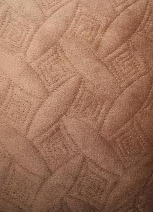 Покривало велюрове коричневе — м'яке, якісне, довговічне...3 фото