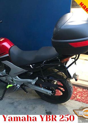 Yamaha ybr250 цільнозварена багажна система для сумок із вбудо...