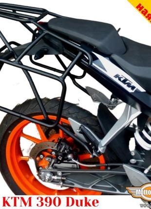 Ktm 390 duke (2015-2017) цільнозварена багажна система для тек...