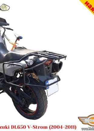 Suzuki dl650 (2004-2011) цільнозварена багажна система для тек...