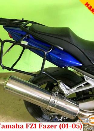Yamaha fz1 fazer (2001-2005) цільнозварена багажна система для...