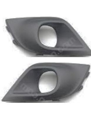 Решітки бампера renault clio 4 12-16