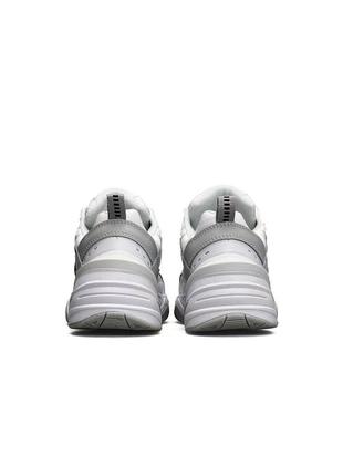 Жіночі кросівки nike m2k tekno white gray black4 фото