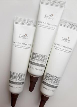 Lador scalp scaling spa ampoule очищуючий спа пілінг для шкіри голови