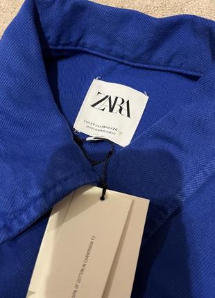 Джинсова курточка оверсайз zara2 фото