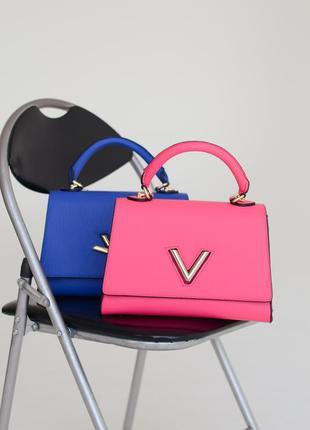 Шикарная женская сумка louis vuitton  брендована в синем цвете, нарядная луи виттон, турция скидка7 фото