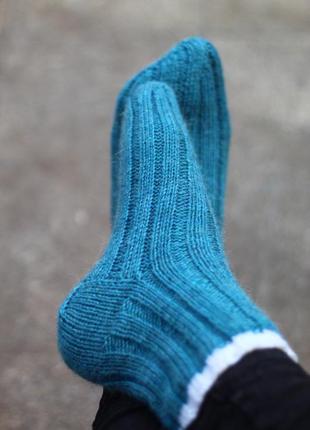 Вязаные носки ручной работы2 фото