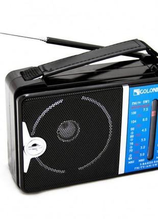 Мультидіапазонній радіоприймач golon rx-a06ac (чорний)