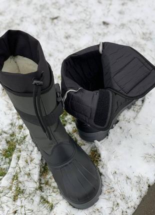 Чоловічі зимові чоботи oscar камуфляж на полювання чи рибалку3 фото