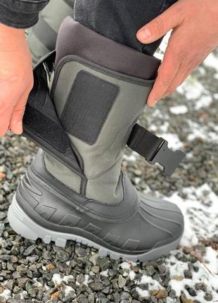 Чоловічі зимові чоботи oscar камуфляж на полювання чи рибалку4 фото