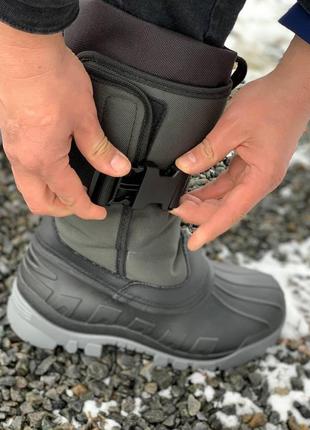 Чоловічі зимові чоботи oscar камуфляж на полювання чи рибалку9 фото