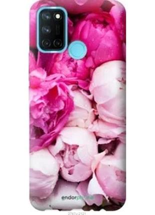 Чохол на realme c17 рожеві півонії "2747u-2121-1852"