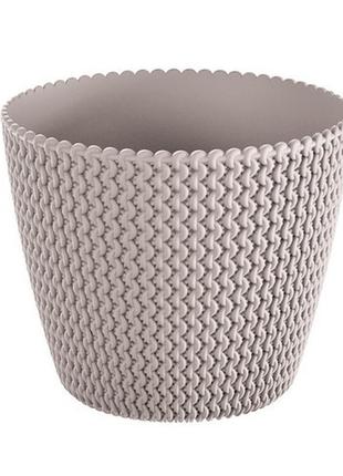 Горщик для рослин prosperplast splofy бежевий, 3 л