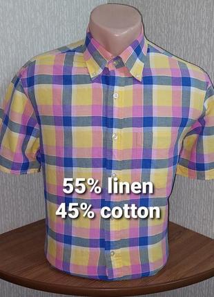 Крутая рубашка с коротким рукавом gant, 💯 оригинал, молниеносная отправка 🚀⚡