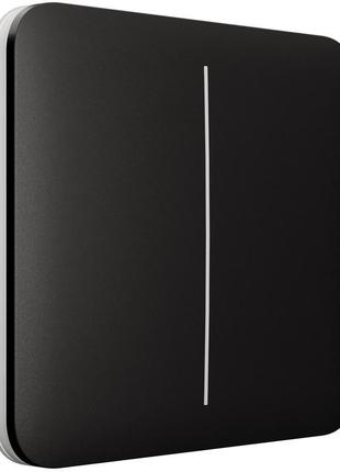 Вимикач ajax lightswitch 2-клавішний black